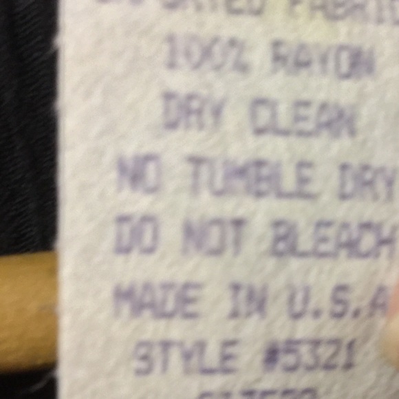 Vintage black skirt and top set - Picture 11 of 12